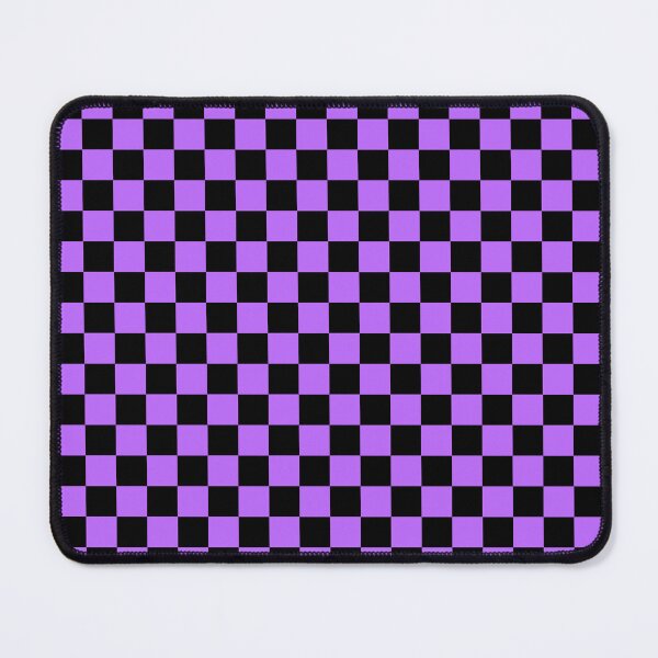 Item preview, Checker Print - Black and Pastel Purple designed and sold by TheFrostedDonut.