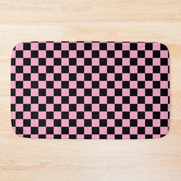 Item preview, Checker Print - Black and Pastel Pink designed and sold by TheFrostedDonut.