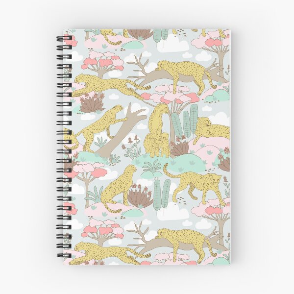 Item preview, Cheetahs in the Clouds - Green and Pink designed and sold by pholiumsigma_design.
