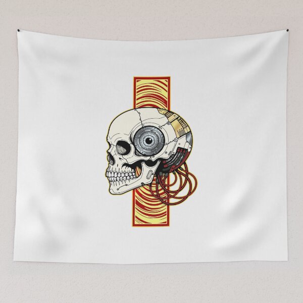 Item preview, Cybernetic skull designed and sold by krabbaraban.