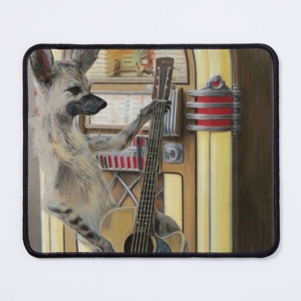Item preview, Wild Dog Jukebox Jam – Artistic Illustration designed and sold by TreatLLC.