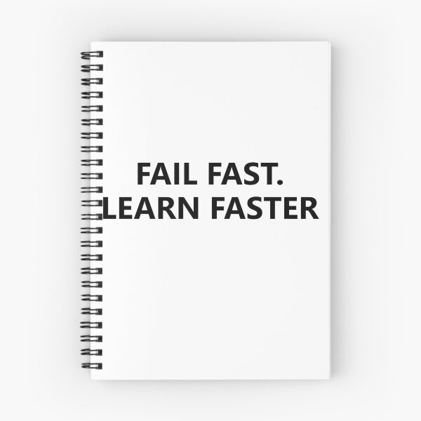 Item preview, FAIL FAST LEARN FASTER  designed and sold by LoveDesignMania.