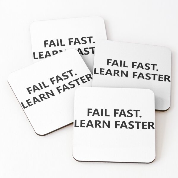 Item preview, FAIL FAST LEARN FASTER  designed and sold by LoveDesignMania.