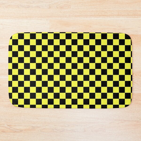 Item preview, Checker Print - Black and yellow designed and sold by TheFrostedDonut.