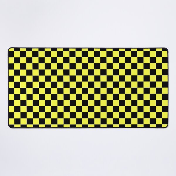 Item preview, Checker Print - Black and yellow designed and sold by TheFrostedDonut.