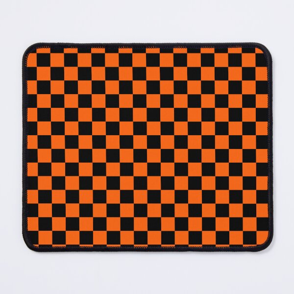 Item preview, Checker Print - Black and Orange designed and sold by TheFrostedDonut.
