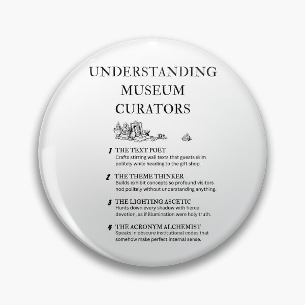 Item preview, Curator Life Explained – Funny Museum Curator Design designed and sold by PsyFlow35.