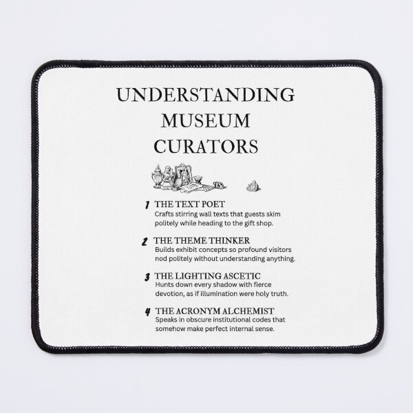 Item preview, Curator Life Explained – Funny Museum Curator Design designed and sold by PsyFlow35.