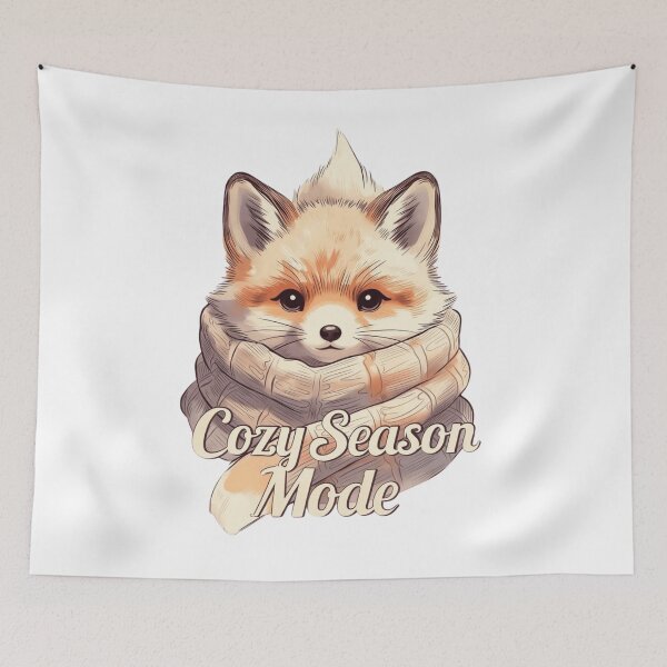Item preview, Cozy Season Fox – Cute Winter Animal T-Shirt designed and sold by EcoArtTees.