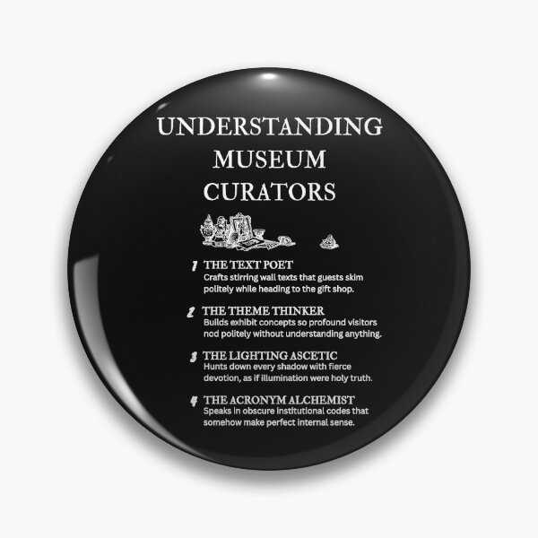 Item preview, Curator Life Explained – Funny Museum Curator Design – Black designed and sold by PsyFlow35.