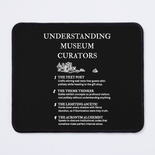Item preview, Curator Life Explained – Funny Museum Curator Design – Black designed and sold by PsyFlow35.