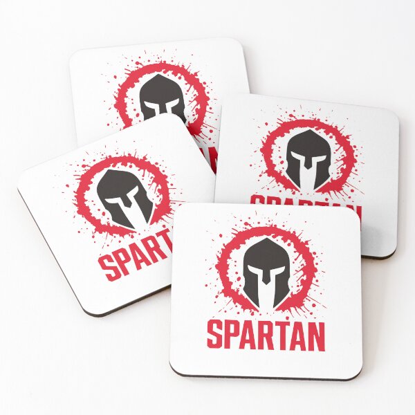 Item preview, Aggressive Spartan Helmet T-Shirt - Red Blood Splatter Warrior Fitness Gear designed and sold by mantra2023.
