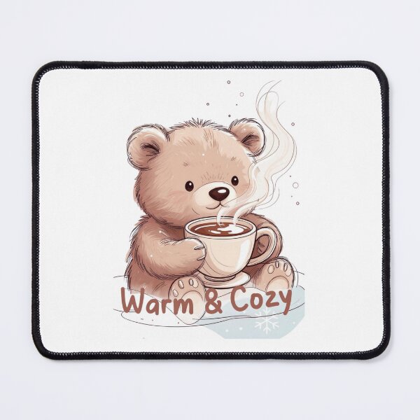 Item preview, Warm & Cozy Bear – Cute Winter Coffee Tee designed and sold by EcoArtTees.
