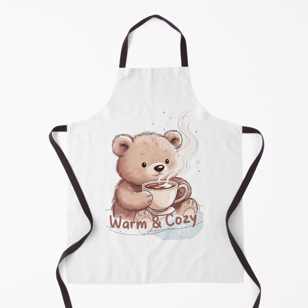 Item preview, Warm & Cozy Bear – Cute Winter Coffee Tee designed and sold by EcoArtTees.