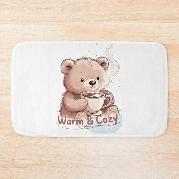 Item preview, Warm & Cozy Bear – Cute Winter Coffee Tee designed and sold by EcoArtTees.
