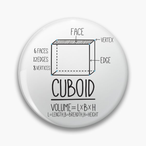 Item preview, Math geometry cuboid designed and sold by Think4Prints.