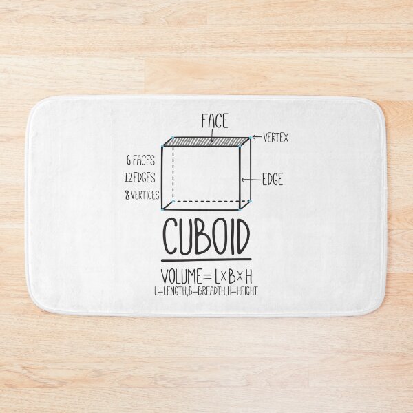 Item preview, Math geometry cuboid designed and sold by Think4Prints.