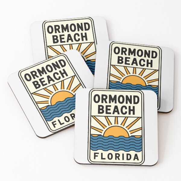 Item preview, Ormond Beach Florida - Sign designed and sold by TheOldMittenIllustrated.