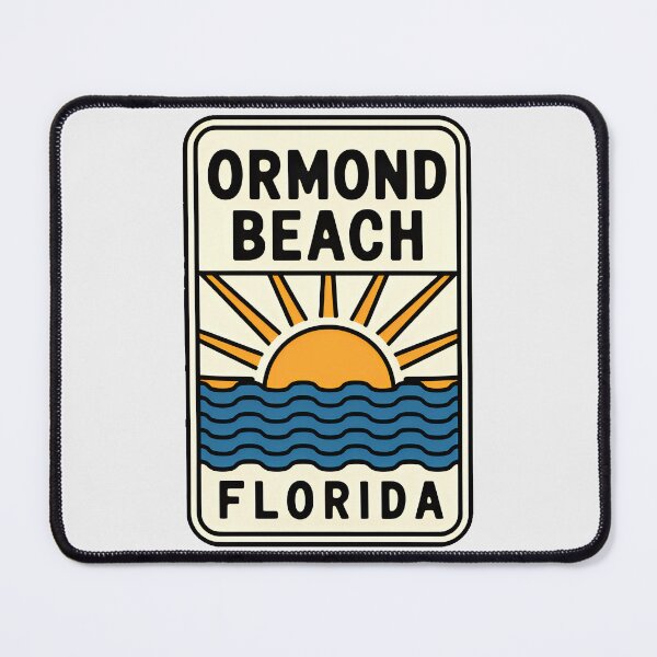 Item preview, Ormond Beach Florida - Sign designed and sold by TheOldMittenIllustrated.