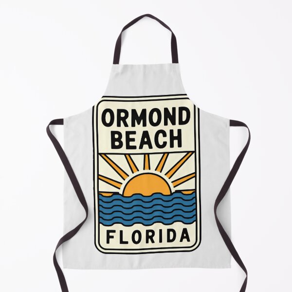 Item preview, Ormond Beach Florida - Sign designed and sold by TheOldMittenIllustrated.
