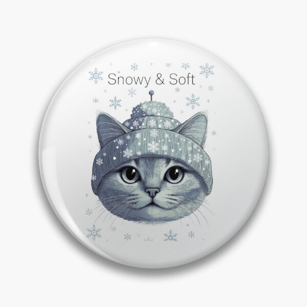 Item preview, Snowy & Soft Cat – Cute Winter Kitty Shirt designed and sold by EcoArtTees.