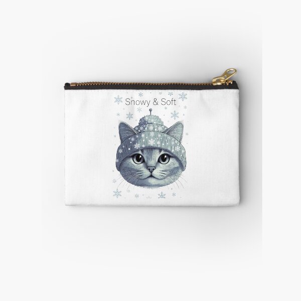 Item preview, Snowy & Soft Cat – Cute Winter Kitty Shirt designed and sold by EcoArtTees.