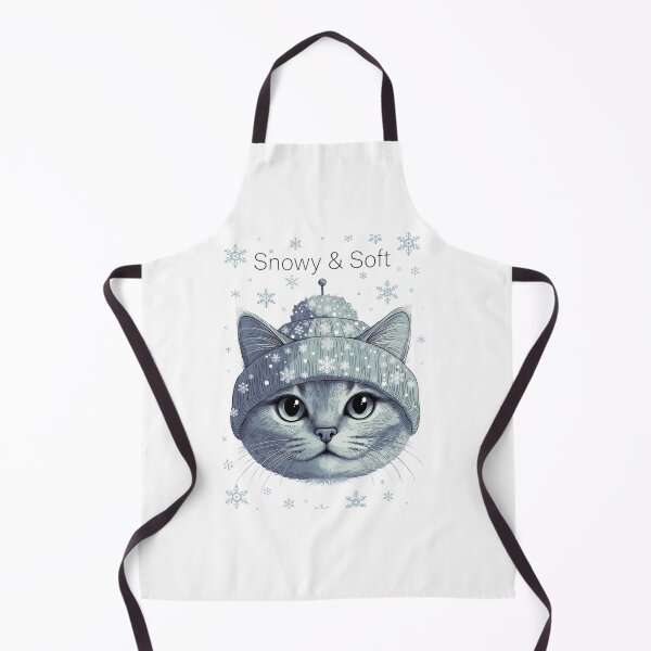 Item preview, Snowy & Soft Cat – Cute Winter Kitty Shirt designed and sold by EcoArtTees.