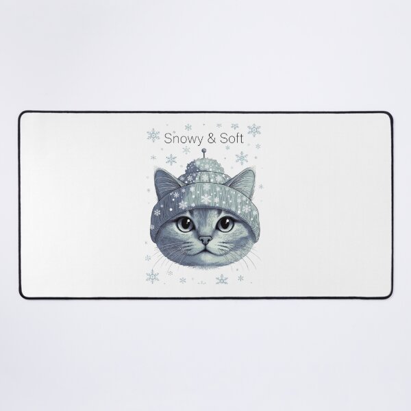 Item preview, Snowy & Soft Cat – Cute Winter Kitty Shirt designed and sold by EcoArtTees.