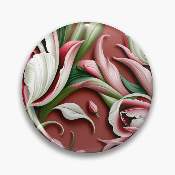 Artikelvorschau, Blühende Tulpen – handbemalte florale Eleganz entworfen und verkauft von JaneMcCarthyStudio.