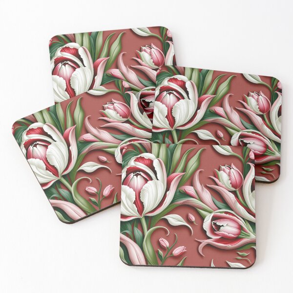 Item preview, Blooming Tulips Hand-Painted Floral Elegance designed and sold by JaneMcCarthyStudio.