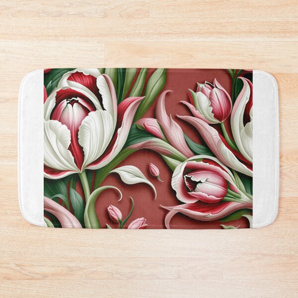 Item preview, Blooming Tulips Hand-Painted Floral Elegance designed and sold by JaneMcCarthyDNA.