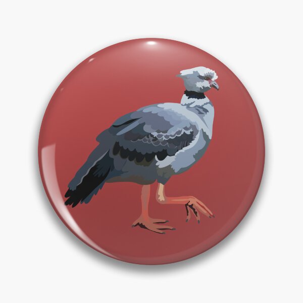 Item preview, S is for Southern Screamer Bird, Southern Screamer | Bird Lover & Wildlife Art Design designed and sold by PrettylittlepastelUk.