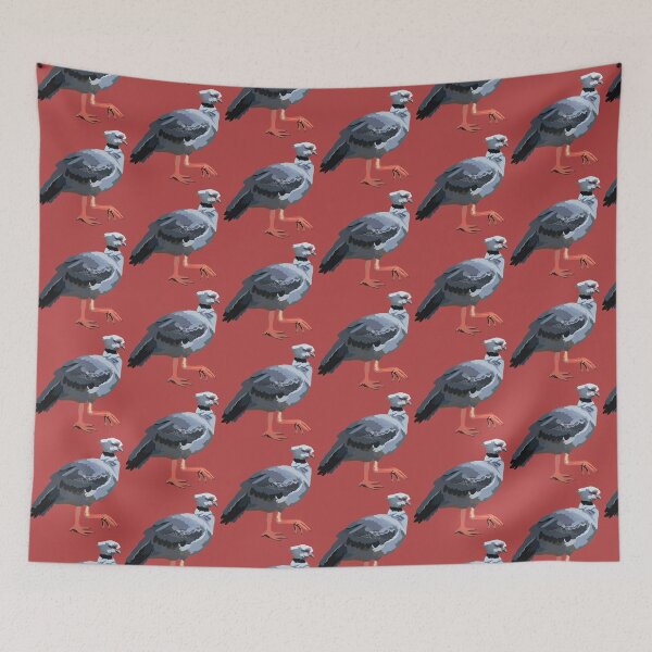 Item preview, S is for Southern Screamer Bird, Southern Screamer | Bird Lover & Wildlife Art Design designed and sold by PrettylittlepastelUk.