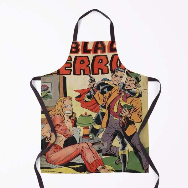 Item preview, Black Terror 1941 Vintage Comic Cover HD designed and sold by Retr0Tshirts.