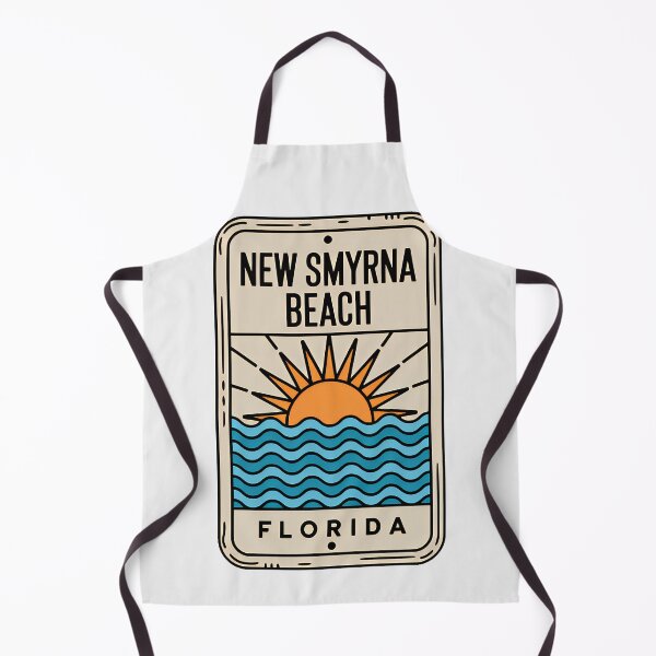 Item preview, New Smyrna Beach Florida - Sign designed and sold by TheOldMittenIllustrated.