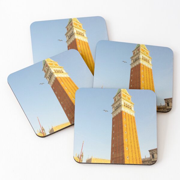 Item preview, St. Mark's Campanile Tower in Venice with a Seagull in Flight designed and sold by Bure-NS.