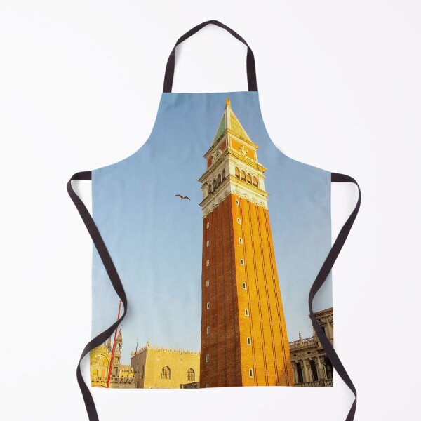 Item preview, St. Mark's Campanile Tower in Venice with a Seagull in Flight designed and sold by Bure-NS.