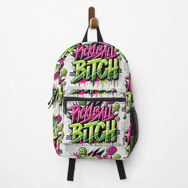 Item preview, Pickleball Bitch – Neon Graffiti Pickleball Art for Bold Players designed and sold by AIQUEERART.