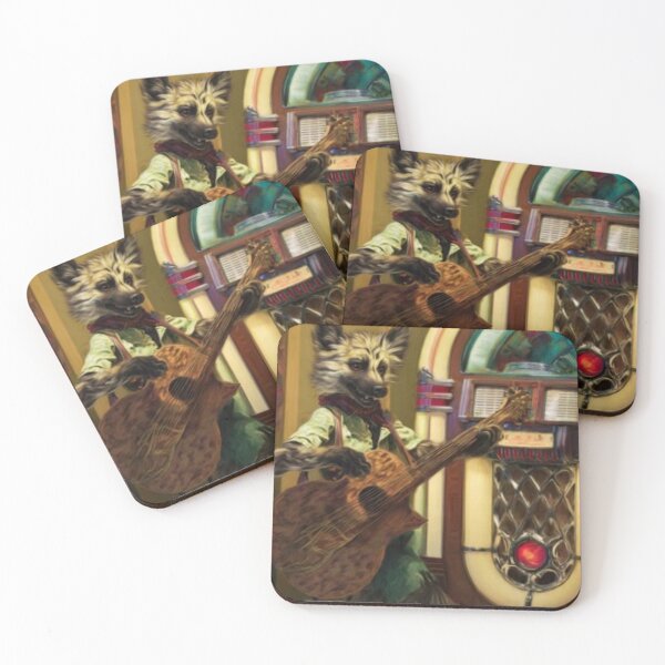 Item preview, Wild Dog Rockabilly Performance – Artistic Illustration designed and sold by TreatLLC.