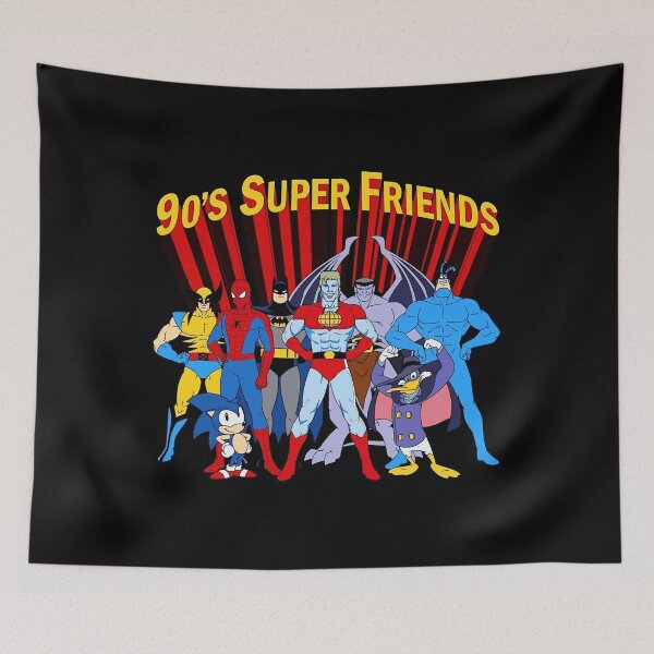 Item preview, 90's Super Friends Cartoon Team  designed and sold by biggggaaan.