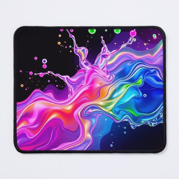 Item preview, Abstract design with colorful waves designed and sold by BenCoStyle.