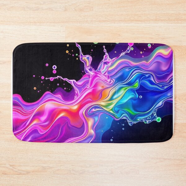 Item preview, Abstract design with colorful waves designed and sold by BenCoStyle.