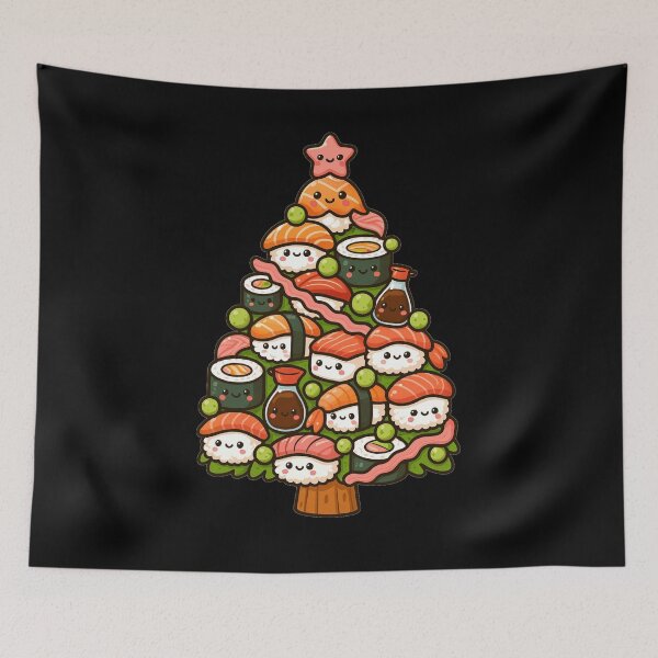 Item preview, Sushi Christmas Tree Delight designed and sold by A-Szczesniak.