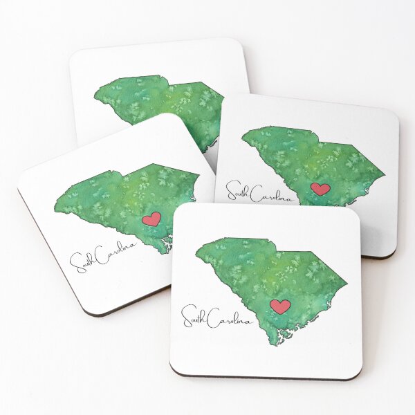 Item preview, I Heart South Carolina designed and sold by Nugget Studio Arts.
