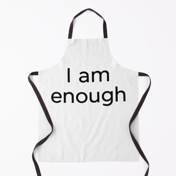 Item preview, I am enough – Minimalist Positive Affirmation Typography designed and sold by JaneMcCarthyDNA.