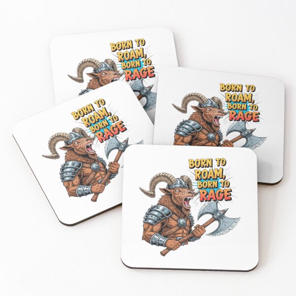Item preview, Raging Viking Ram Comic Art Born to Rage designed and sold by SholoStudio.