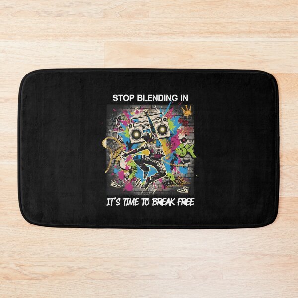 Item preview, ​Stop Blending In Break Free Graffiti Street Art Design - Hip Hop Dancer Boombox Tee designed and sold by SylwiaPrint.