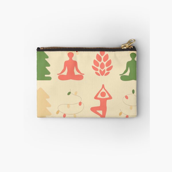Aperçu de l'œuvre Motif de lumières de yoga de Noël créée et vendue par VibrArtco.