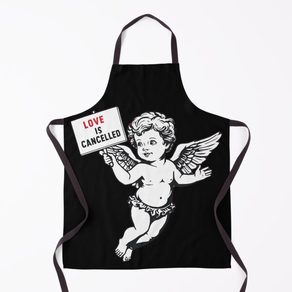 Item preview, Cupid sitting with a protest sign saying “Love Is Cancelled” 1 designed and sold by Neon G.