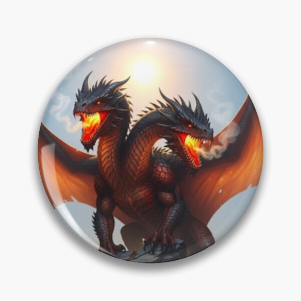 Item preview, The Gemini Fire Dragon designed and sold by Inspiration Foundry.